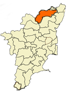 Vellore-district-map