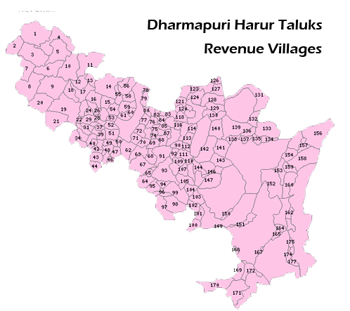 Harur Taluk - Revenue Villages