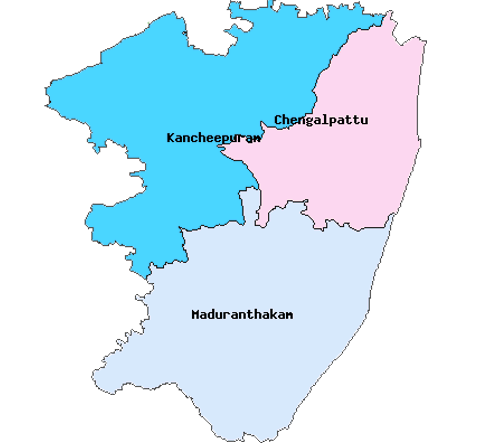 Kancheepuram-Revenue-Divisions