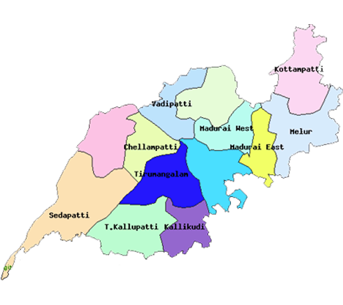 Madurai District Blocks